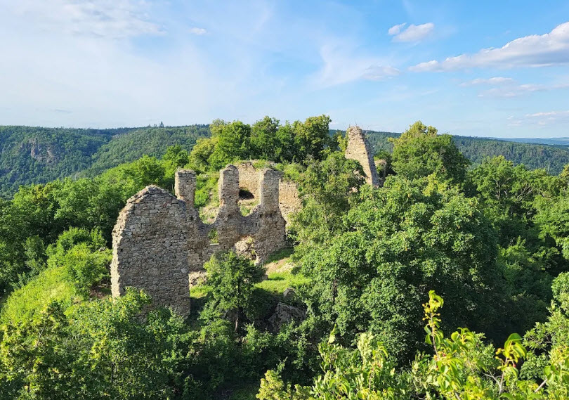 Castle Ruins Templštejn, Czech Republic (Czechia)